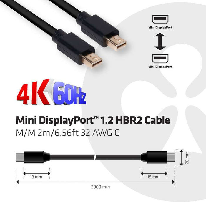 EAN 8719214470968 - CLUB3D CAC-2161 cable DisplayPort 2 m Negro imagen 4