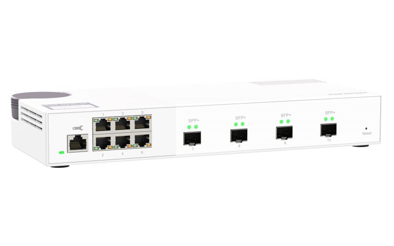 EAN 4711103082225 - QNAP QSW-M2106-4S switch Gestionado L2 2.5G Ethernet (100/1000/2500) Blanco imagen 2