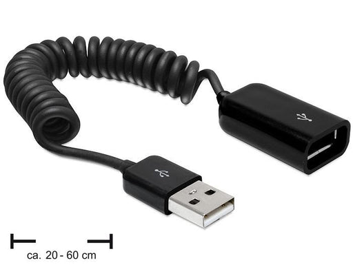 EAN 4043619831630 - DeLOCK USB 2.0 0.6m cable USB 0,6 m USB A Negro imagen 1