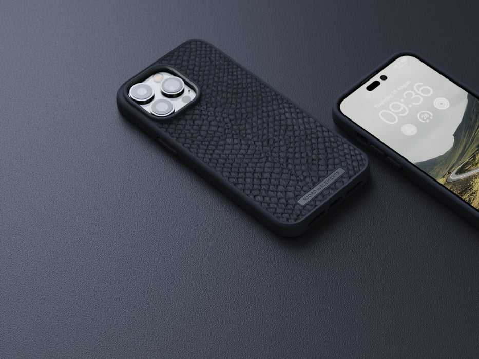 EAN 8720574621419 - Njord byELEMENTS Salmon Leather Magsafe funda para teléfono móvil 17 cm (6.7") Negro imagen 25