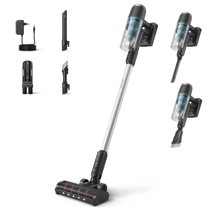 EAN 8720389029820 - Philips 3000 series XC3031 Aspiradora escoba Batería Secar Sin bolsa Negro, Azul imagen 1