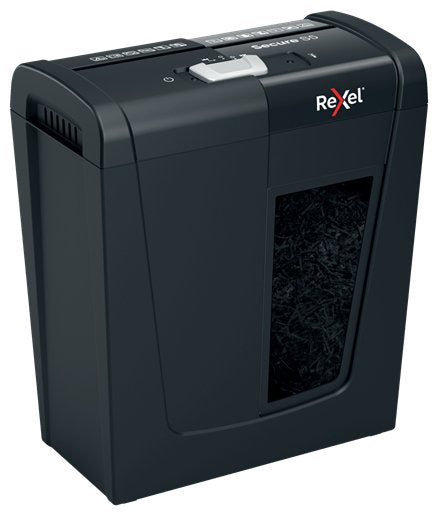 EAN 5028252615259 - Rexel Secure S5 triturador de papel Corte en tiras 70 dB Negro imagen 5