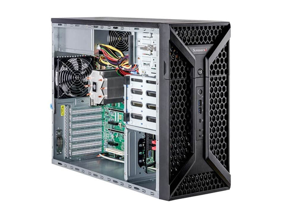 EAN 0672042495979 - Supermicro SYS-531A-IL servidor barebone Intel W680 LGA 1700 Midi Tower Negro imagen 1