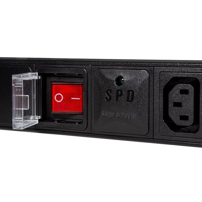 EAN 4052792060966 - LogiLink PDU8A02 unidad de distribución de energía (PDU) 8 salidas AC 1U Negro imagen 2