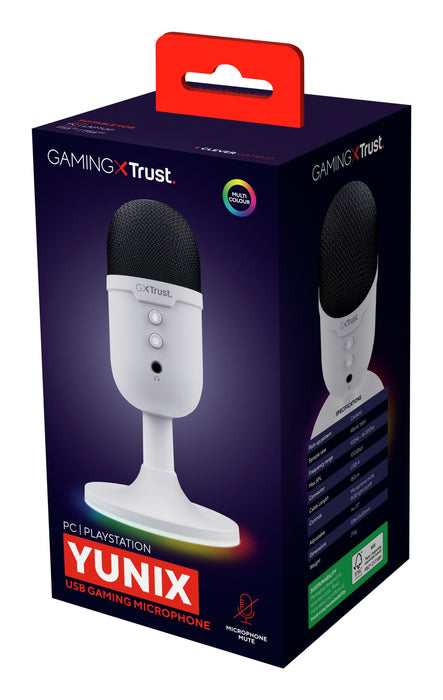 EAN 8713439253740 - Trust GXT 234P Yunix Blanco Micrófono de superficie para mesa imagen 6