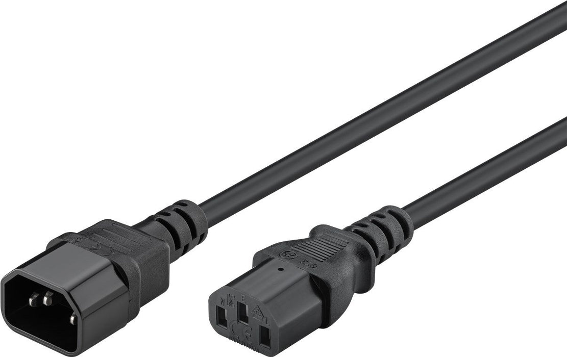 EAN 4040849686023 - Goobay 68602 cable de transmisión Negro 1,5 m IEC C14 IEC C13 imagen 2