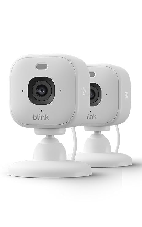 EAN 840414645936 - Blink Mini 2K+ 2er Pack Cubo Cámara de seguridad IP Interior 2560 x 1440 Pixeles Escritorio imagen 1