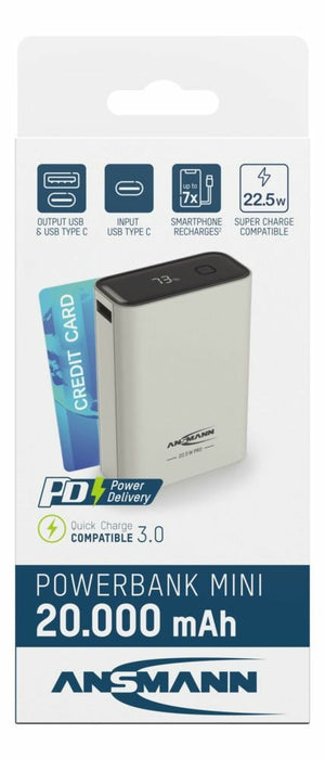 EAN 4013674192144 - Ansmann PB222PD Polímero de litio 20000 mAh Blanco imagen 12