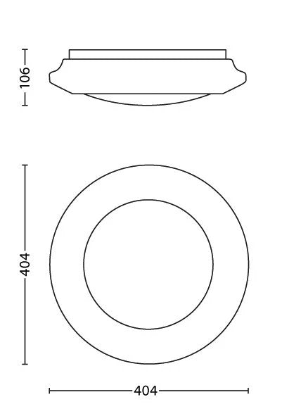 EAN 8718696125809 - Philips Sala de estar 333653117 iluminación de techo Bombilla(s) no reemplazable(s) LED 22 W imagen 3