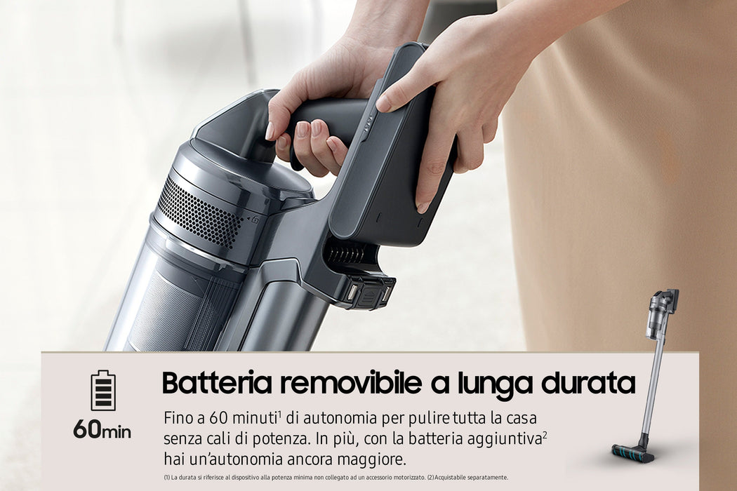 EAN 8806095108711 - Samsung VS20B75ACR5 Aspiradora escoba 2 en 1 Batería Secar Sin bolsa 550 W Plata imagen 10