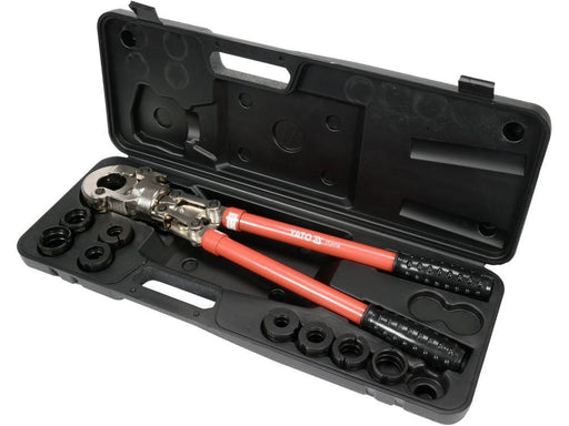 EAN 5906083217357 - Yato YT-21735 herramienta de engaste manual hidráulica Rojo Acero 360° imagen 2