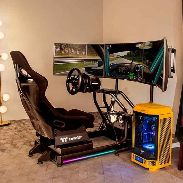 EAN 4711475643253 - Thermaltake GEA-RMS-TMSBLK-01 soporte para monitor 139,7 cm (55") Piso Negro imagen 6