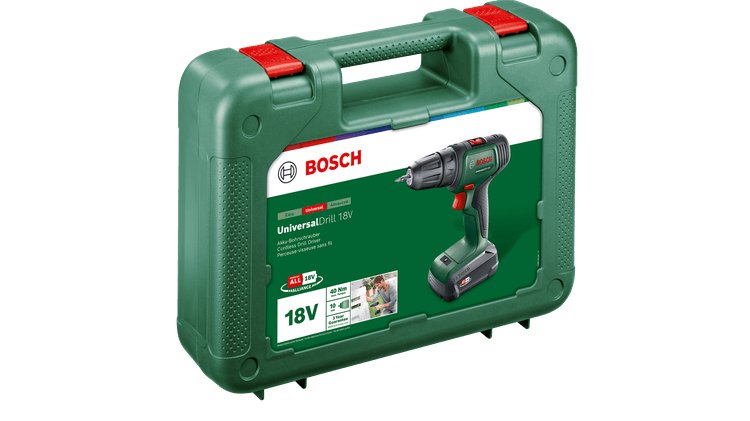 EAN 4053423227284 - Bosch Universaldrill 18 1450 RPM Sin llave 1,2 kg Verde imagen 3