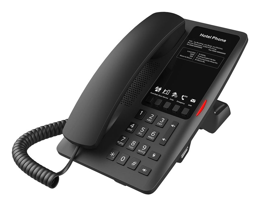 EAN 6937295605754 - Fanvil H4 teléfono IP Negro 2 líneas imagen 3