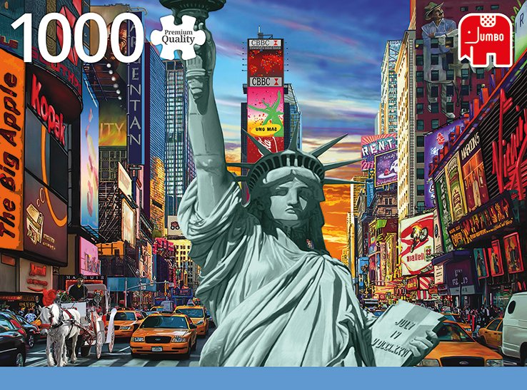 EAN 8710126188613 - Premium Collection New York City 1000 pcs Puzzle rompecabezas 1000 pieza(s) Paisaje imagen 5