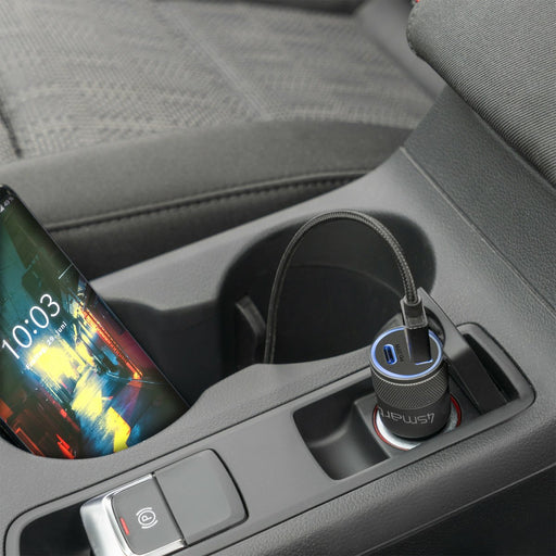 EAN 4250774953293 - 4smarts 464448 cargador de dispositivo móvil Universal Negro Encendedor de cigarrillos Auto imagen 2