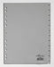 EAN 4005546600567 - Durable 6507-10 Separador mensual con pestaña Polipropileno (PP) Gris imagen 1