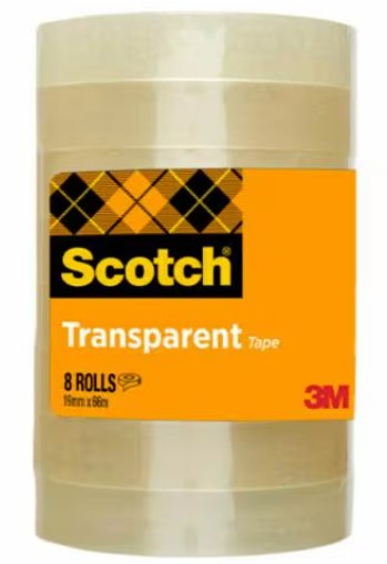 EAN 4001895919909 - Scotch 7100213204 cinta adhesiva 66 m Acrílico, Polipropileno (PP) Transparente 8 pieza(s) imagen 1
