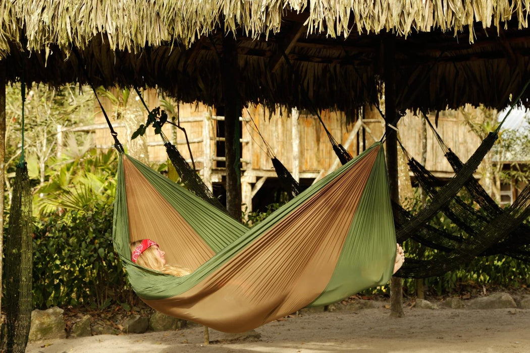 EAN 4030454006323 - AMAZONAS Adventure Hammock Hamaca colgante 1 personas(s) Nylon, Antidesgarros Marrón, Verde imagen 9