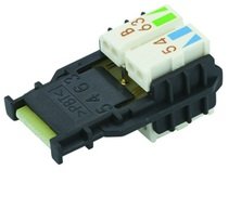 EAN 4018359395889 - Telegärtner F00020A2130 conector T568A Negro imagen 1