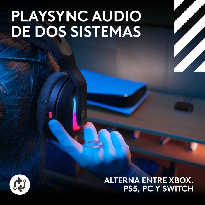 EAN 5099206133334 - Logitech G Astro A20 X Inalámbrico y alámbrico Diadema Música USB Tipo C Negro imagen 2