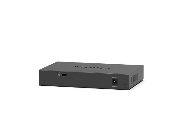 EAN 0606449160123 - NETGEAR MS305-100EUS switch No administrado 2.5G Ethernet (100/1000/2500) Negro imagen 4