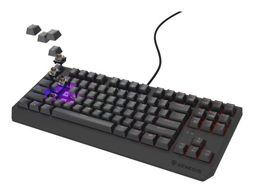 EAN 5901969443295 - GENESIS Thor 230 TKL teclado Juego USB QWERTY Inglés de EE. UU. Negro imagen 1