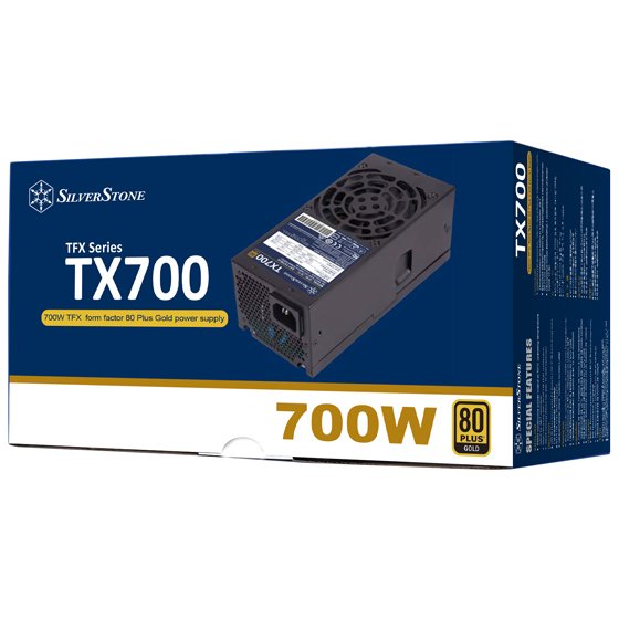EAN 4710679810461 - Silverstone TX700 Gold unidad de fuente de alimentación 700 W 20+4 pin ATX TFX Negro imagen 10
