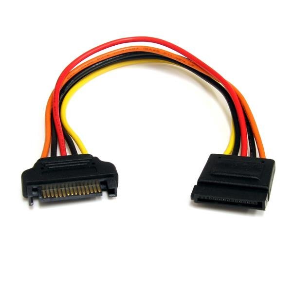 EAN 0065030845878 - StarTech.com 15 pin SATA Power Extension Cable 0,2032 m imagen 1