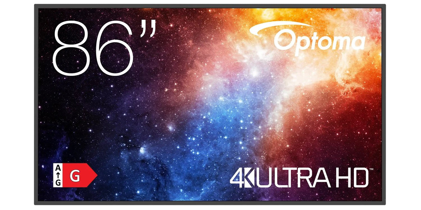 EAN 5055387666870 - Optoma N3861K Pantalla plana para señalización digital 2,18 m (86") LED Wifi 450 cd / m² 4K Ultra HD Negr imagen 18