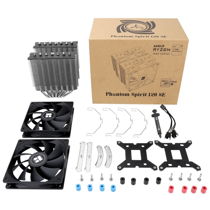 EAN 0814256015561 - Thermalright Phantom Spirit 120 SE Procesador Refrigerador de aire 12 cm Negro 1 pieza(s) imagen 9