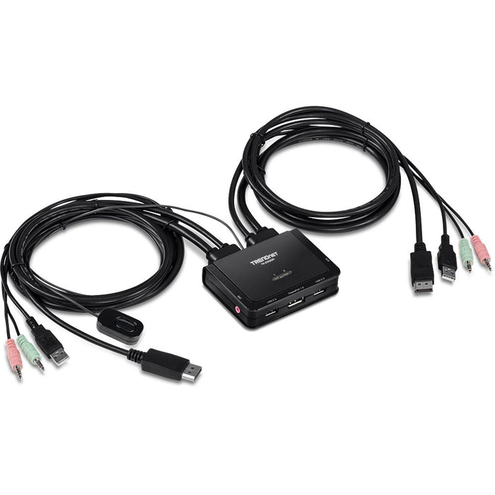 EAN 0710931170283 - Trendnet TK-220DPI interruptor KVM Negro imagen 1