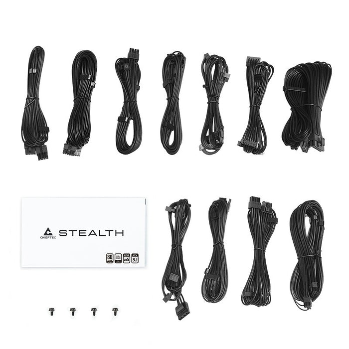 EAN 753263079268 - Chieftec Stealth 1200W Vega M Series SPX-1200-FC 80+ Platin unidad de fuente de alimentación 24-pin ATX AT imagen 7