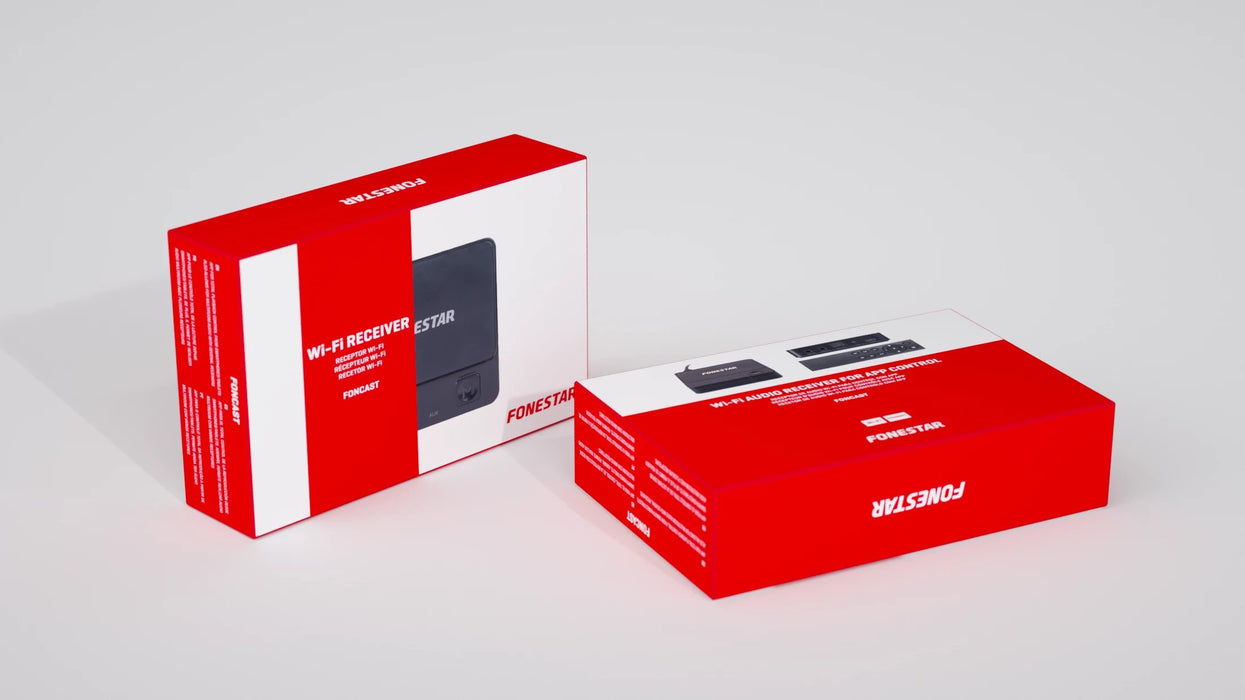 EAN 8422521240451 - Fonestar FONCAST amplificador de audio digital Ethernet Wifi Negro imagen 5