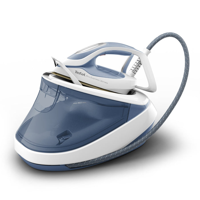 EAN 3121040085103 - Tefal Pro Express Ultimate II GV9710 1,2 L Durilium Airglide Autoclean Ultra Thin soleplate Azul, Blanco imagen 1