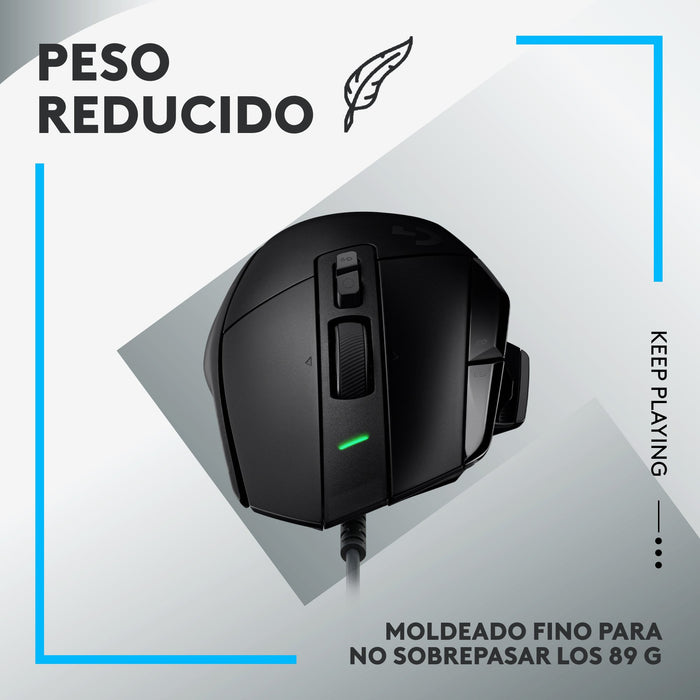 EAN 5099206096301 - Logitech G 910-006139 ratón Juego mano derecha USB tipo A Óptico 25600 DPI imagen 10