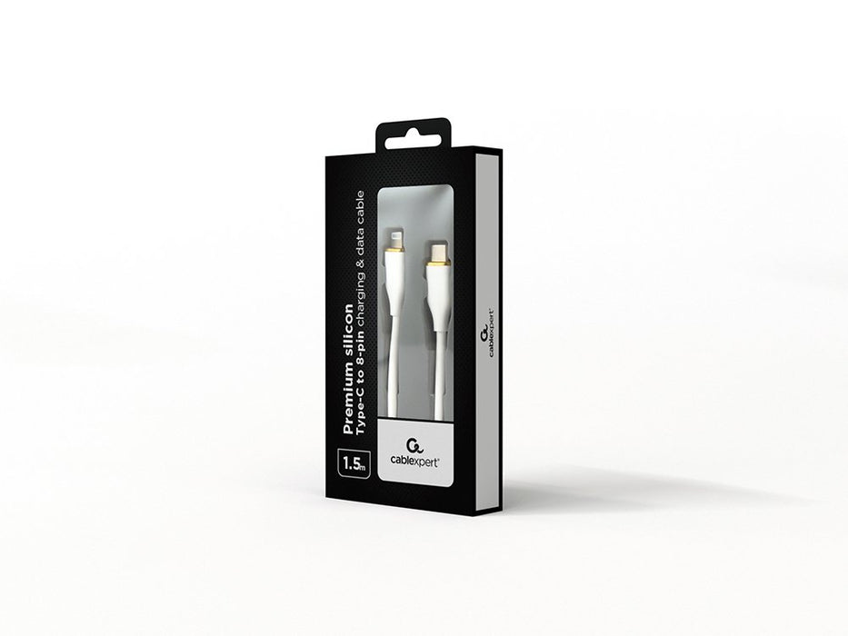 EAN 8716309132084 - Gembird GMB Audio CC-USB2S-CM8PM-1.5M-W cable USB USB 2.0 1,5 m USB C Blanco imagen 2