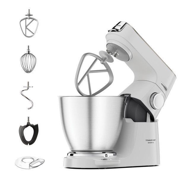EAN 5011423002033 - Kenwood Titanium Chef Baker XL robot de cocina 1200 W 7 L Blanco Balanza integrada imagen 1