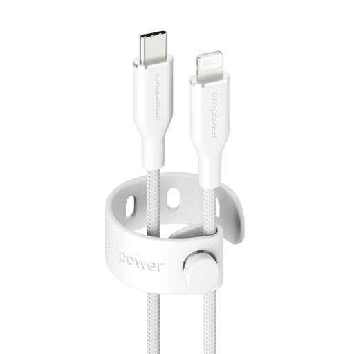 EAN 5715685027710 - PanzerGlass empower by ® Racing 60W USB-C to Lightning Cable | USB 2.0 | 1.2M | Silver White cable USB Bl imagen 1
