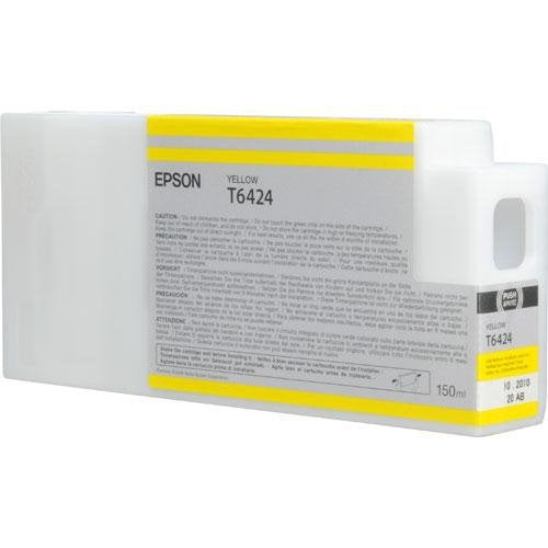 EAN 0010343872943 - Epson T6424 Yellow Ink Cartridge (150ml) cartucho de tinta 1 pieza(s) Original imagen 1