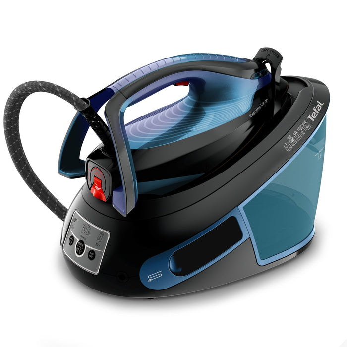 EAN 3121040086414 - Tefal Express Vision SV8151 2800 W 1,8 L Durilium AirGlide Autoclean soleplate Azul, Negro imagen 3