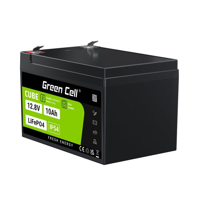 EAN 5904326374898 - Green Cell LFPGC12V10AH batería para sistema ups Fosfato de hierro-litio (LiFePo4) 12,8 V 10 Ah imagen 9