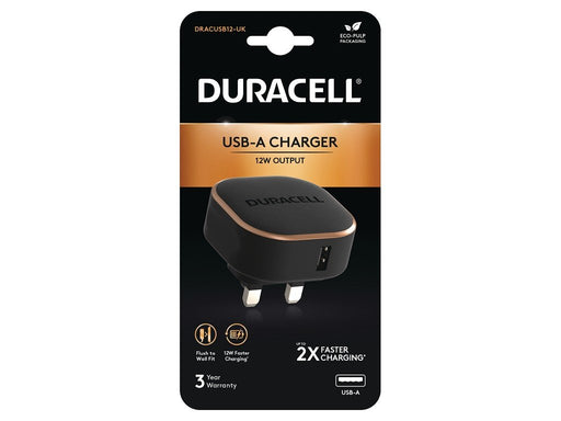 EAN 5056304310180 - Duracell DRACUSB12-UK cargador de dispositivo móvil Smartphone, Tableta Negro Corriente alterna Interior imagen 2