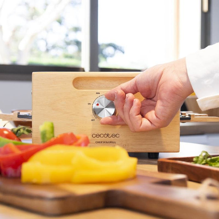 EAN 8435484031004 - Cecotec 03100 parrilla de interior 8 personas(s) 1200 W Negro, Gris, Madera imagen 3