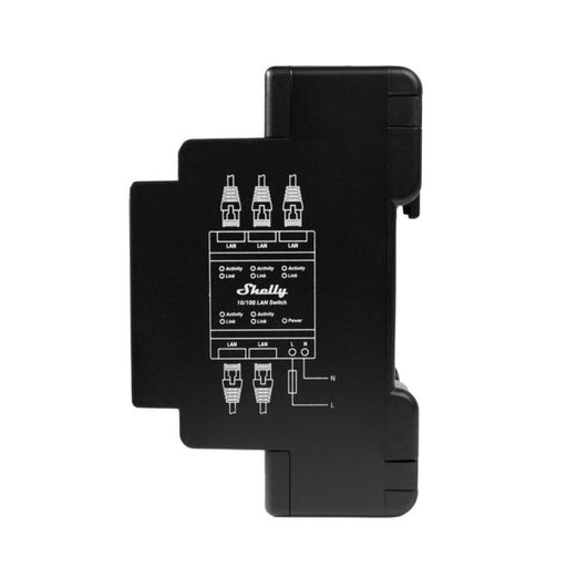 EAN 3800235266830 - Shelly LAN Switch Interruptor inteligente Negro imagen 2