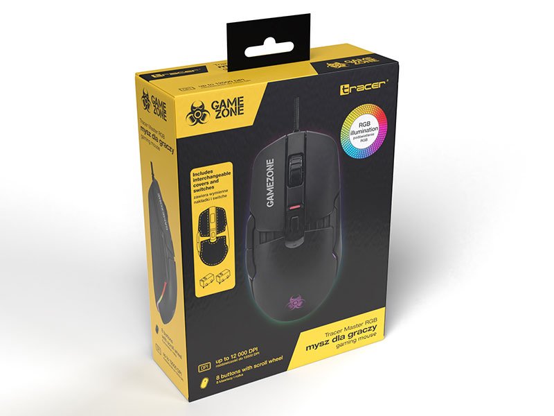 EAN 5907512874561 - Tracer Master ratón Juego mano derecha USB tipo A Óptico 12000 DPI imagen 12