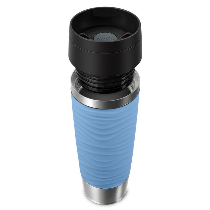 EAN 4009049545110 - EMSA Travel Mug Waves Grande 500 ml Azul, Acero inoxidable imagen 2