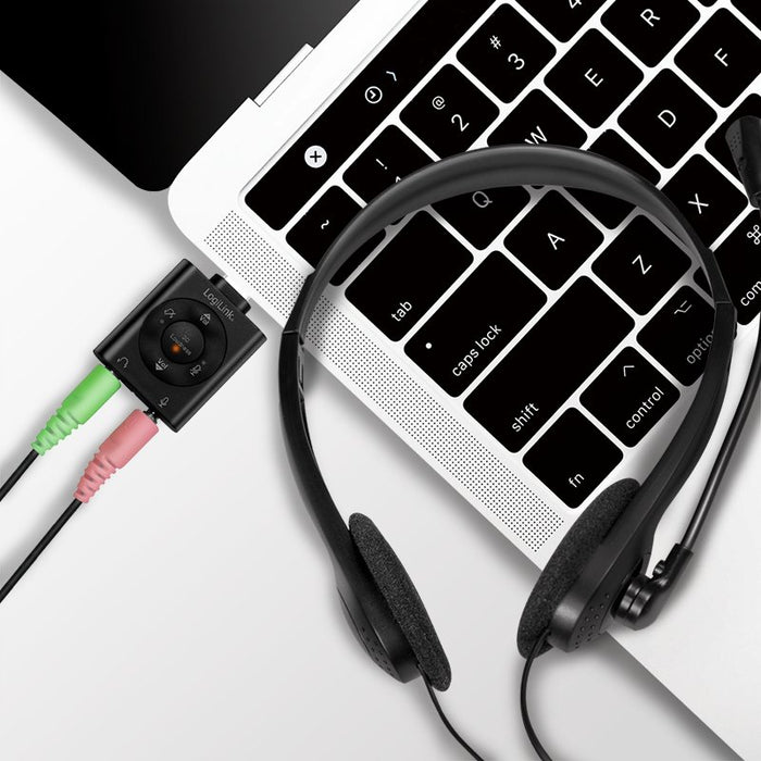 EAN 4052792061512 - LogiLink HS0052 auricular y casco Auriculares Alámbrico Diadema Oficina/Centro de llamadas Negro imagen 8