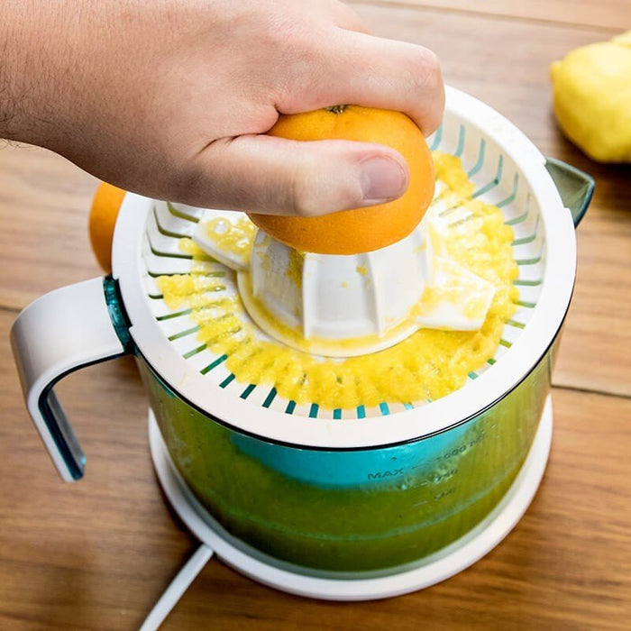 EAN 8435484040686 - Cecotec ZitrusEasy Basic Exprimidor eléctrico con brazo 40 W Transparente, Turquesa, Blanco imagen 2