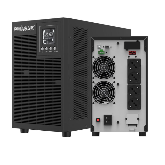 EAN 5605922026920 - Phasak PH 9230 sistema de alimentación ininterrumpida (UPS) Doble conversión (en línea) 3 kVA 2700 W 4 sa imagen 1